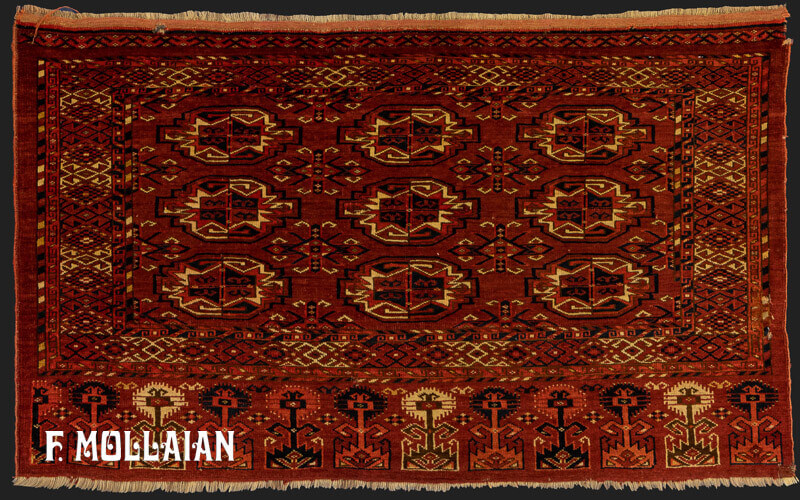 Antique Turkmen Tekke Chuval Rug n°:69732344